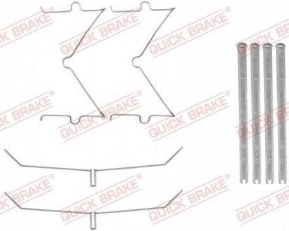 Монтажний компл.,гальм.колодки QUICK BRAKE 1091885