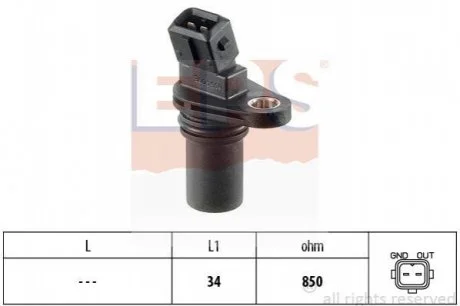 Датчик положення к/вала Mitsubishi Colt VІ 04- Smart City 0.6 / 0.8Cdi EPS 1953354