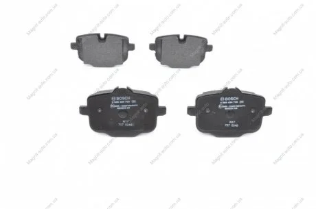 Гальмівні колодки дискові BMW 5/6 \'\'R \'\'10>> BOSCH 0986494759
