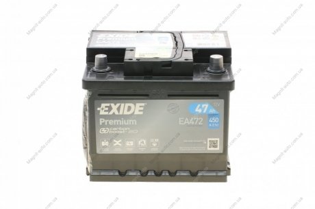 Стартерная аккумуляторная батарея, Стартерная аккумуляторная батарея EXIDE EA472