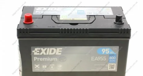 Стартерная аккумуляторная батарея, Стартерная аккумуляторная батарея EXIDE EA955