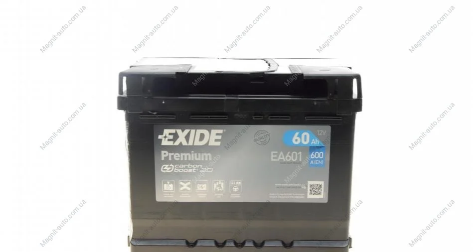 Стартерна батарея (акумулятор) EXIDE EA601 (фото 1)