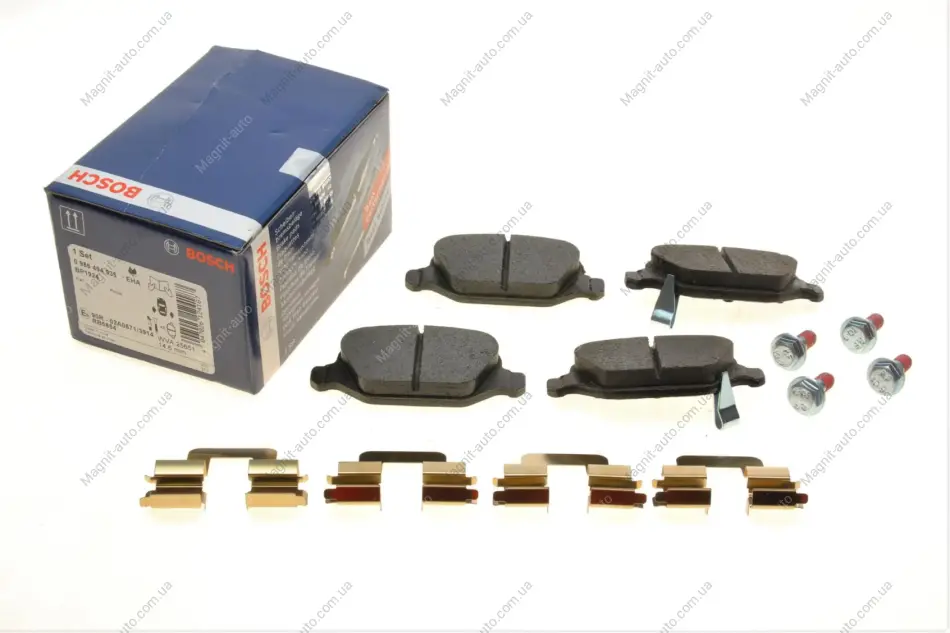 Гальмівні колодки, дискові. BOSCH 0986494935 (фото 1)