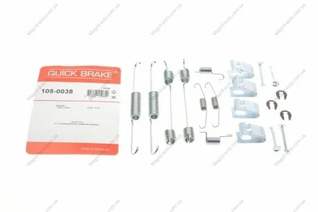 Комплект приладдя, гальмівна колодка QUICK BRAKE 1050038
