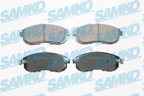 Гальмівні колодки дискові перед. Nissan Tiida 1.5-1.8 07-/Juke 10- SAMKO 5SP1606