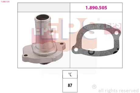 Термостат Fiat 1.0/1.1/1.2/1.6 EPS 1880124