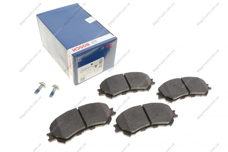Тормозные колодки дисковые RENAULT Espace/Megane/Grandtour/Talisman \'\'F BOSCH 0986494722 (фото 1)