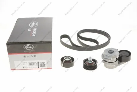 Комплект ременя генератора Jumper/Boxer 2.2 HDi 11- Gates K166PK1640