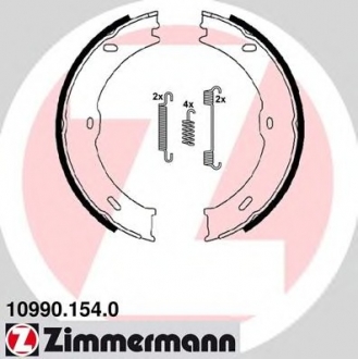 Комплект тормозных колодок, стояночная тормозная система ZIMMERMANN 109901540