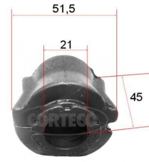 Tuleja stab. BIPPER 1.4 08- QUBO 1.4 08-, NEMO 09- /przєd/ CORTECO 49371817