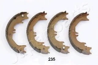 Комплект тормозных колодок, стояночная тормозная система JAPANPARTS GF235AF