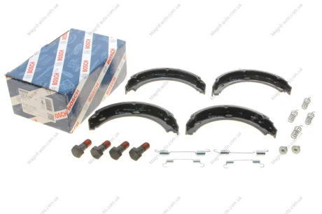 Колодки тормозные барабан (ручник) MB 140/210 '91-06 -' BOSCH 0986487344
