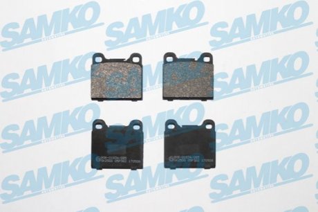 Гальмівні колодки зад. дискові Volvo S70/V70/850/940-960 -02 SAMKO 5SP362