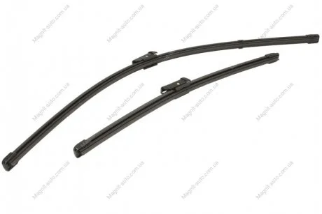 Щітка склоочисника безкаркасна передн (2шт) Flat Blades 650/400мм BMW X1 (F48), X1 (U11) CITROEN C3 AIRCROSS II FORTHING U-TOUR OPEL CROSSLAND X, CROSSLAND X / CROSSLAND SEAT IBIZA V 09.12- DENSO DF073