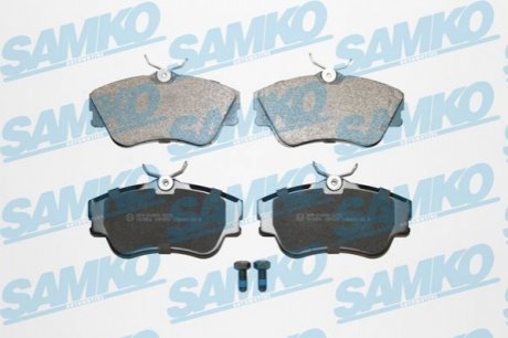 Тормозные колодки перед T4 1.9TD/2.4D >99 (R15)(невент.диск) SAMKO 5SP605