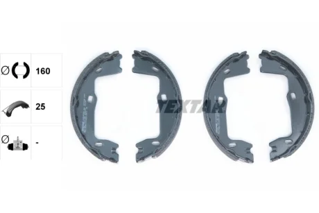 Тормозная колодка CHEVROLET VECTRA OPEL ASTRA F, CALIBRA A, KADETT E, MONZA A, OMEGA A, OMEGA B, SENATOR A, SENATOR B, VECTRA A, VECTRA B SAAB 9-3, 9-5, 900 II 1.6-3.6 02.78-12.09 TEXTAR 91018400