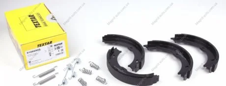 Тормозные колодки барабанные (ручник) MERCEDES/VW Sprinter/Crafter "06>> TEXTAR 91066800