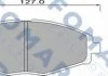 Колодки гальмівні дискові FOMAR FO642281 (фото 1)