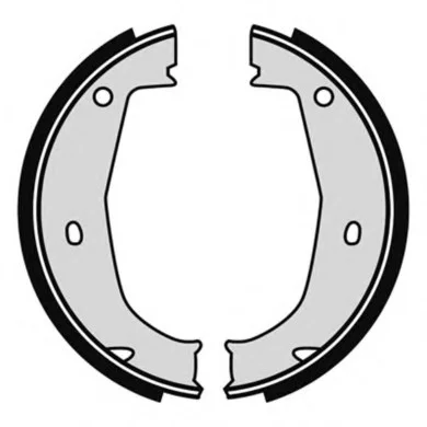Комплект тормозных колодок, стояночная тормозная система BREMBO S06508 (фото 1)