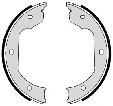 Тормозные колодки зад. Bmw 3/5/6/7/X3/X5/X6 / Vw T5 03- (d=185) (ATE) BREMBO S06511 (фото 1)