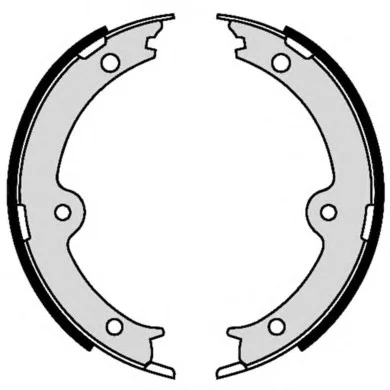 Гальмівні колодки барабані BREMBO S83564 (фото 1)