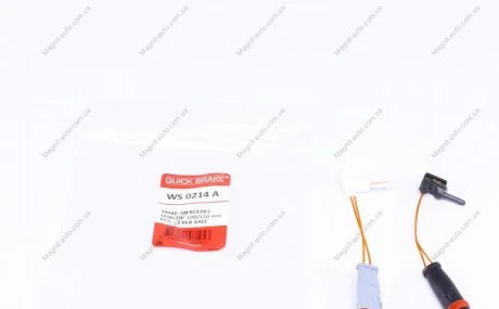 Датчик зносу,гальм.колодки QUICK BRAKE WS0214A