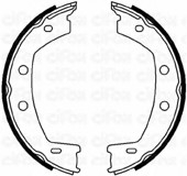 Комплект тормозных колодок, стояночная тормозная система CIFAM 153374