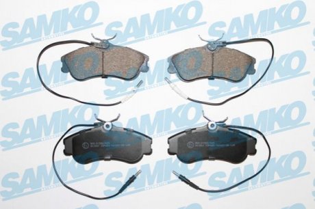 Тормозные колодки перед. Berlingo/Partner 96-01 (Lucas) SAMKO 5SP683