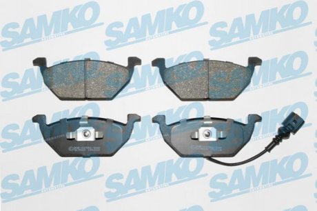Тормозные колодки перед Caddy III/Golf V/Octavia/A3 03> SAMKO 5SP692