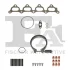 К-кт прокладок турбины Fischer Automotive One (FA1) KT120230 (фото 1)