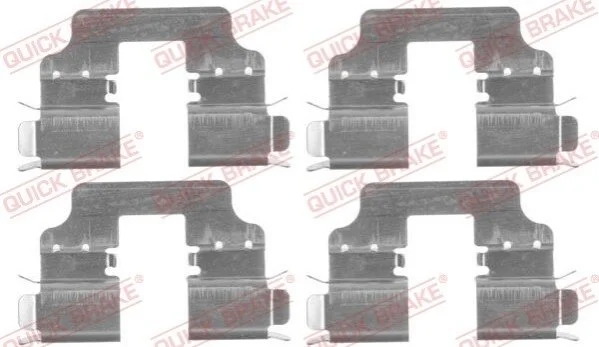 Монтажный компл.,тормоз.колодки QUICK BRAKE 1091750 (фото 1)