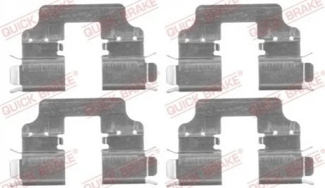 Монтажный компл.,тормоз.колодки QUICK BRAKE 1091750