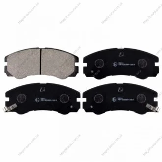 Комплект тормозных колодок переднего., ISUZU TROOPER II, TROOPER III OPEL FRONTERA A, FRONTERA A SPORT, FRONTERA B, MONTEREY A, MONTEREY B 2.0-3.5 08.91-08.04 FEBI BILSTEIN 116157