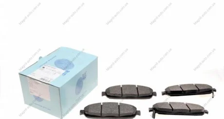 Комплект тормозных колодок, дисковый тормоз BLUE PRINT ADA104219