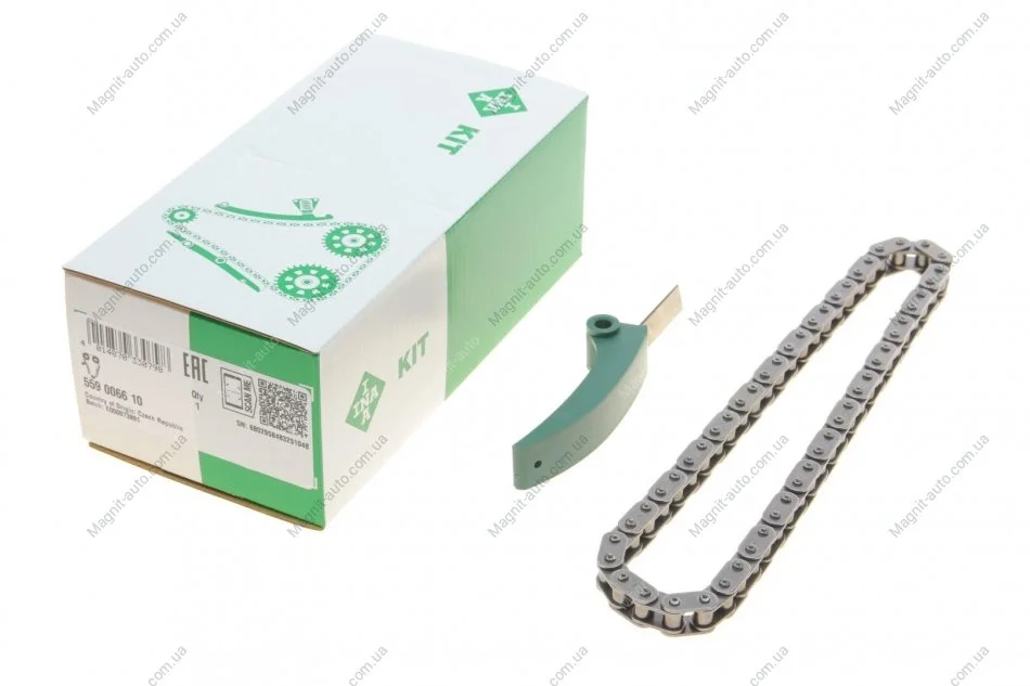 Комплект цепи, привод масляного насоса VAG 2.4-2.8 V6 97-(пр-во) INA 559006610 (фото 1)