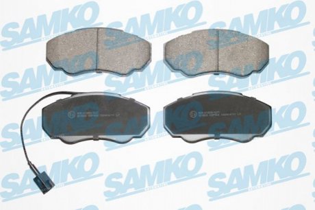 Тормозные колодки перед Ducato 01>/Boxer 02> (1.4t) SAMKO 5SP966