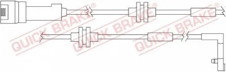 CZUJNIK KLOCK. HAMULC. OPEL OMEGA B 94-03 P QUICK BRAKE WS0157A
