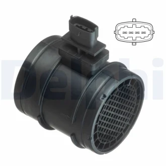 Датчик масової витрати повітря Delphi AF1040212B1