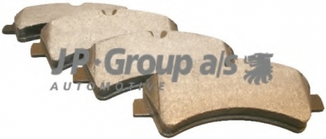 Комплект тормозных колодок, дисковый тормоз JP GROUP 1163705710 (фото 1)