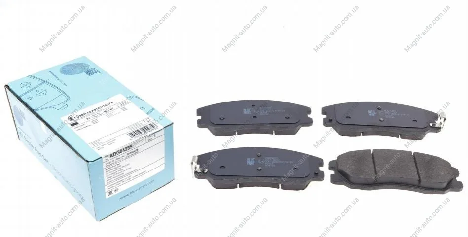 Комплект тормозных колодок, дисковый тормоз BLUE PRINT ADG04285 (фото 1)