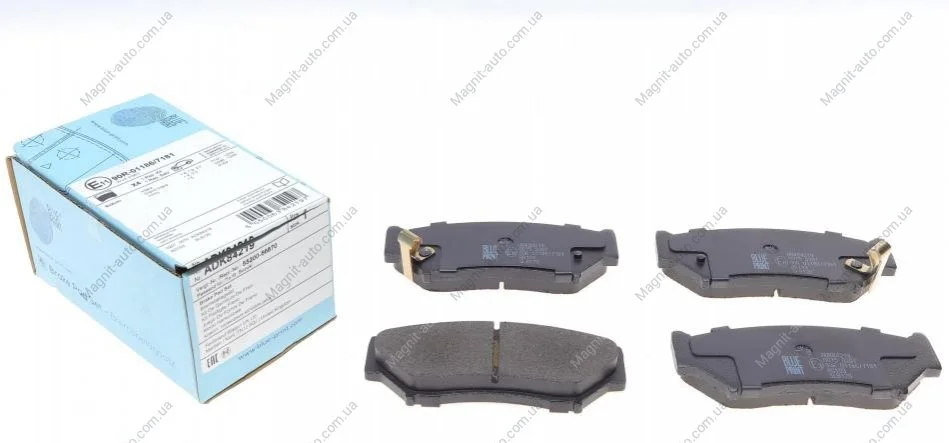К-т колодок тормозных BLUE PRINT ADK84219 (фото 1)