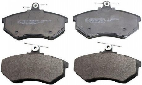 Комплект тормозных колодок, дисковый тормоз Denckermann B110036 (фото 1)
