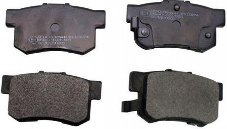 Комплект тормозных колодок, дисковый тормоз Denckermann B110274