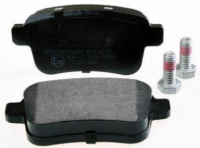 Комплект тормозных колодок, дисковый тормоз Denckermann B111020