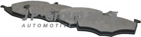 Комплект тормозных колодок, дисковый тормоз JP GROUP 1163602810 (фото 1)