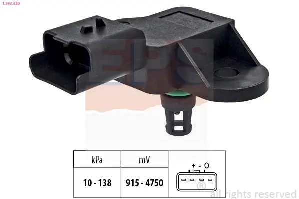 Датчик тиску повітря Toyota Auris/Land Cruiser/Prius/Yaris 09- EPS 1993320 (фото 1)