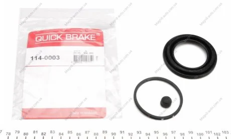 Ремкомплект гальмівного супорта, AUDI, BMW, FIAT, FORD, KIA, LANCIA, OPEL, PORSCHE, SEAT, SKODA, SAA QUICK BRAKE 1140003