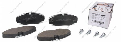 Комплект тормозных колодок, дисковый тормоз BRECK 230990070300 (фото 1)