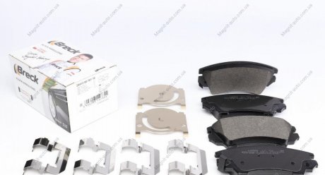 Комплект тормозных колодок, дисковый тормоз BRECK 244120070110