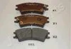 Комплект тормозных колодок, дисковый тормоз JAPANPARTS PA583AF (фото 1)